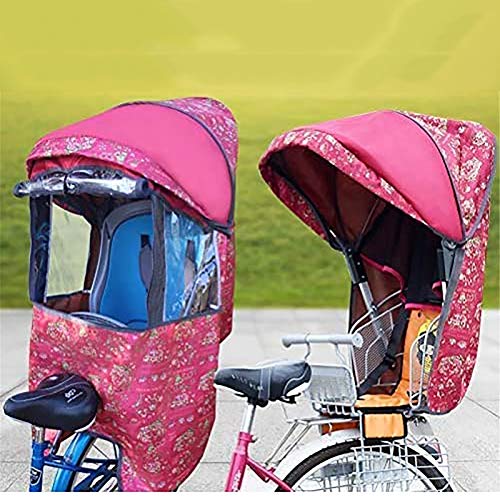 Funda Para Lluvia Para Bicicleta Para Niños, Tela Para Chaqueta Funda Para Lluvia Para Bicicleta, Funda Para Lluvia Para Asiento De Niño Para Bicicleta, Transpirable Trasero, Funda Para Lluvia