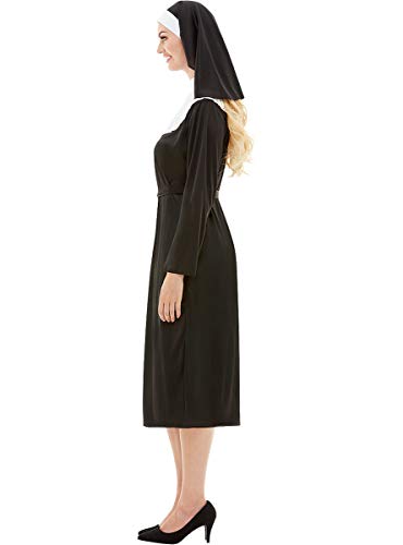 Funidelia | Disfraz de Monja para Mujer Talla XXXL ▶ Religioso, Nun, Sister Act, Profesiones - Negro