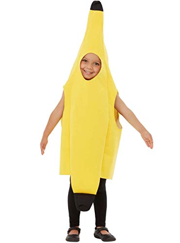 Funidelia | Disfraz de plátano para niño y niña Talla 3-6 años ▶ Fruta, Comida - Color: Amarillo - Divertidos Disfraces y complementos para Carnaval y Halloween