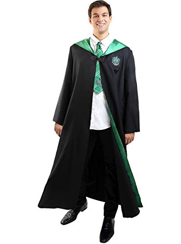 Funidelia | Disfraz Slytherin Harry Potter Oficial para Hombre y Mujer Talla L ▶ Hogwarts, Magos, Películas & Series - Color: Negro - Licencia: 100% Oficial