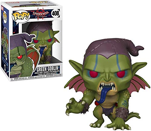 Funko 33979 POP Bobble: Marvel: Spider-Man: Into the Spider-Verse: Green Goblin