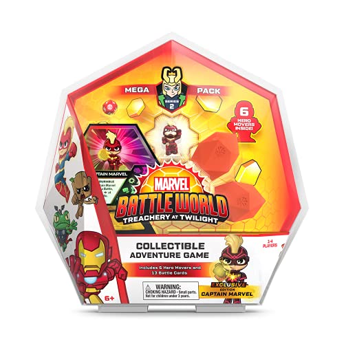 Funko 55150 Marvel Battleworld: Serie 2 Mega Pack - Capitán Marvel, Multicolor