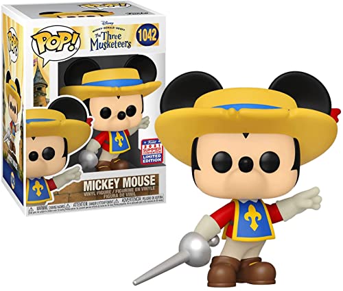 Funko 55536 Pop Disney: Mickey- Three Musketeers Mickey (Amazon Exclusive)