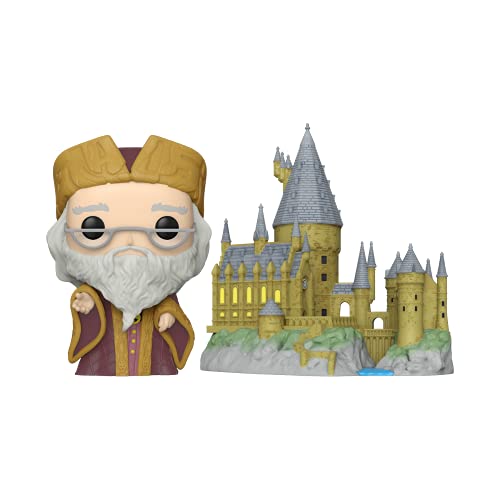 Funko 57369 POP Town Harry Potter Anniversary- Dumbledore w/Hogwarts