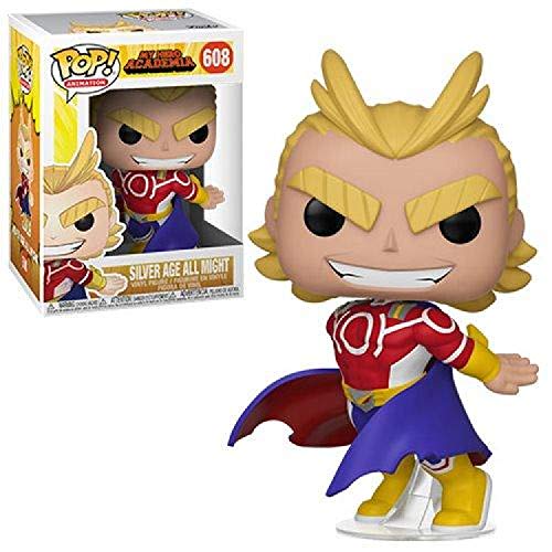 Funko - Figura de vinilo pop Animación My Hero Academia-All Might (Silver Age) Colección, multicolor, 42931