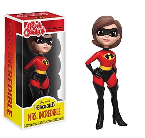 Funko- Incredibles Disney Figura Rock Candy Elastigirl (20008)