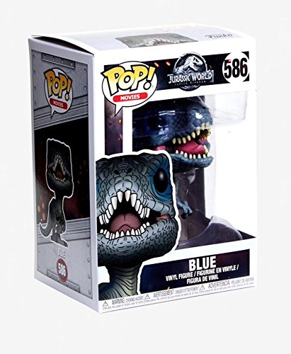 Funko Pop!- 30980 Jurassic Park/World Blue (New Pose) Figura de Vinilo, Multicolor