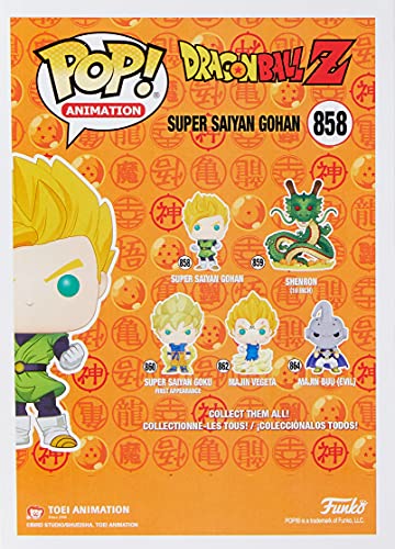 Funko- Pop Animation Dragon Ball Z S8-Super Saiyan Gohan Dragonball SS Figura coleccionable, Multicolor (48608)