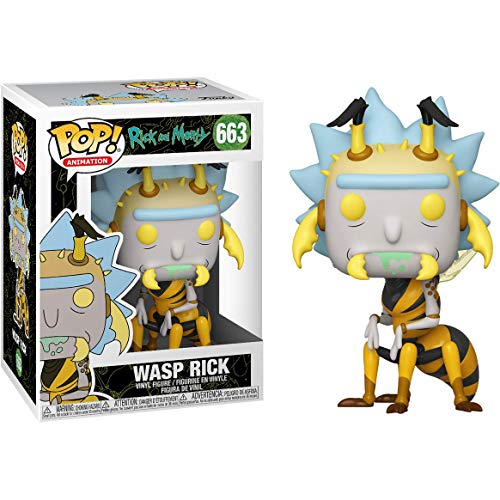 Funko Pop Animation: Rick & Moty - Wasp Rick, Multicolor, Estándar