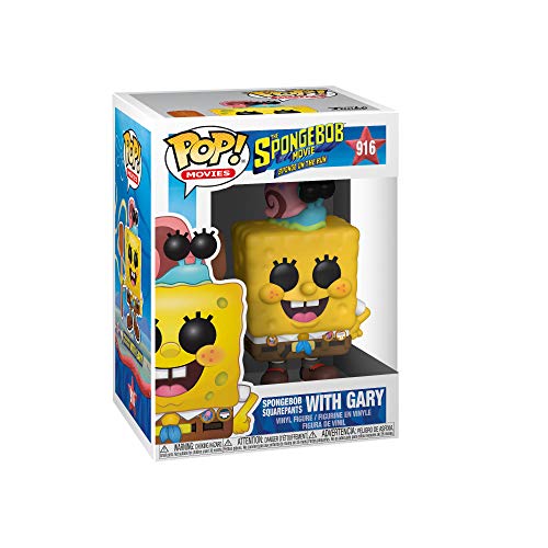 Funko - Pop! Animation: Sponge Bob - SpongeBob in Camping Gear Figura Coleccionable, Multicolor (47162)