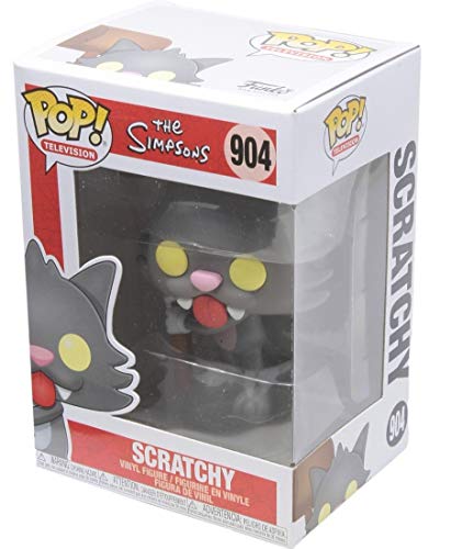 Funko- Pop Animation The Simpsons Scratchy Juguete coleccionable, Multicolor (52961)