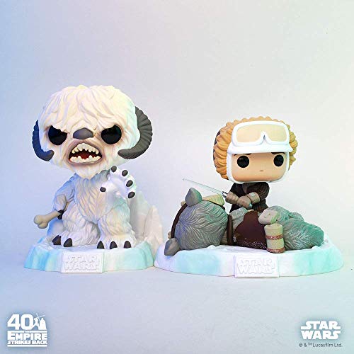 Funko Pop! Deluxe Star Wars: Battle at Echo Base Series - Han Solo y Tauntaun, Amazon Exclusive, Figura 2 de 6