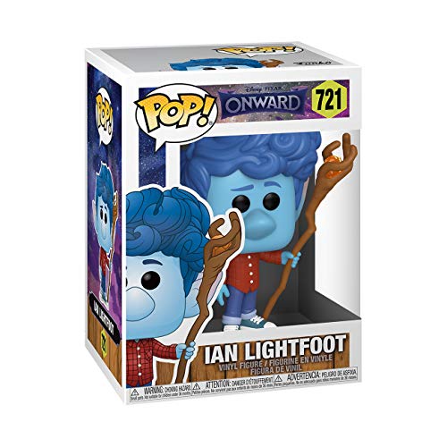 Funko- Pop Disney: Onward-Ian w/Staff Collectible Toy, Multicolor, One Size (45584)