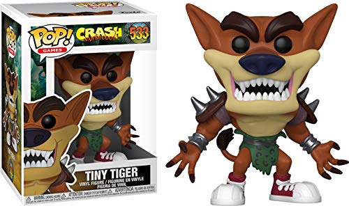 Funko - Pop! Games: Crash Bandicoot - Tiny Tiger Figura De Vinil, Multicolor (43344)