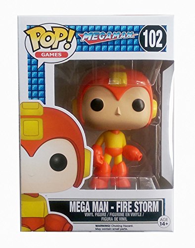 Funko Pop Games Mega Man Fire Storm Exclusive Variant Vinyl Figure by Megaman