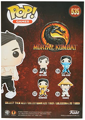 Funko- Pop Games: Mortal Kombat-LIU Kang Figura Coleccionable, Multicolor (45108)