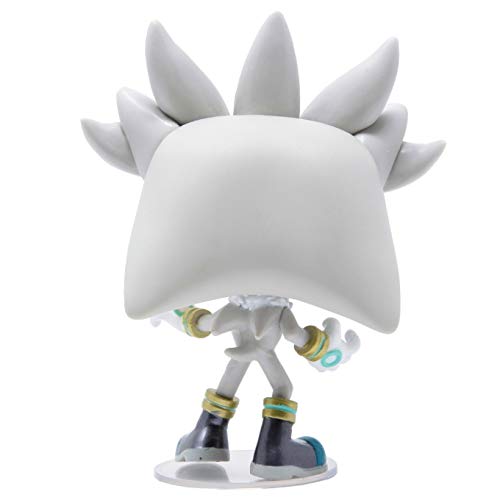 Funko- Pop Games Sonic 30th-Silver The Hedgehog Figura coleccionable, Multicolor (51965)