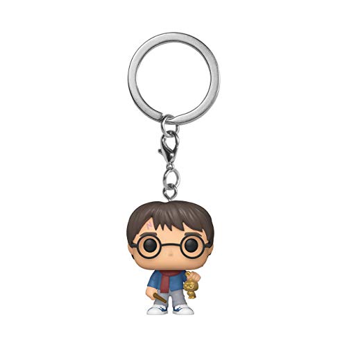 Funko- Pop Keychain Potter Holiday-Harry S11 Figura Coleccionable, Multicolor (51204)