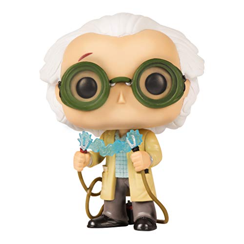 FunKo Pop LC Exclusive 0849803064778 Figura del Dr. Emmett Brown de Regreso al futuro, 10 cm