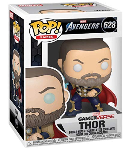 Funko - Pop! Marvel: Avengers Game - Thor Figurina, Stark Tech Suit, Multicolor (47758)