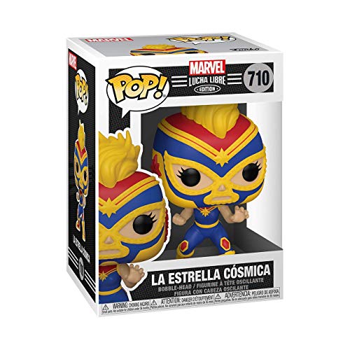 Funko- Pop Marvel Luchadores Captain Juguete coleccionable, Multicolor (53872)