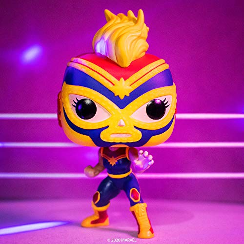 Funko- Pop Marvel Luchadores Captain Juguete coleccionable, Multicolor (53872)