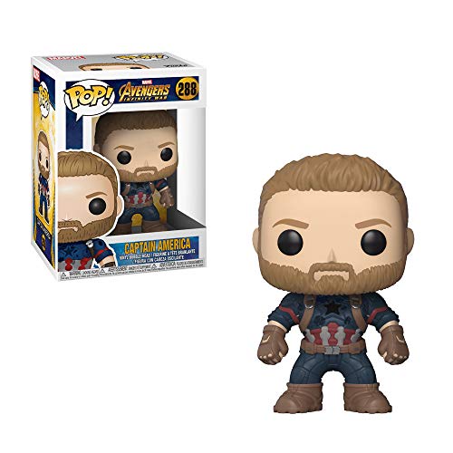 Funko Pop- Pop Marvel: Avengers: Infinity War-Captain America Figura De Vinilo, Multicolor, Talla Única (26466)