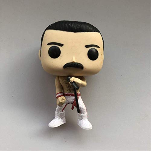 Funko Pop Used Rocks Queen Brian May Freddie Mercury Figura de acción de vinilo modelo coleccionable suelto juguete blanco