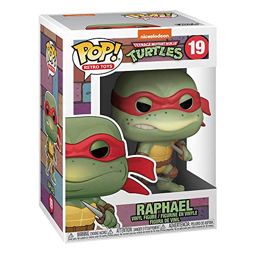 Funko- Pop Vinyl 1990-Raphael Teenage Mutant Ninja Turtles 1990 Raphael Figura coleccionable, Multicolor (51432)