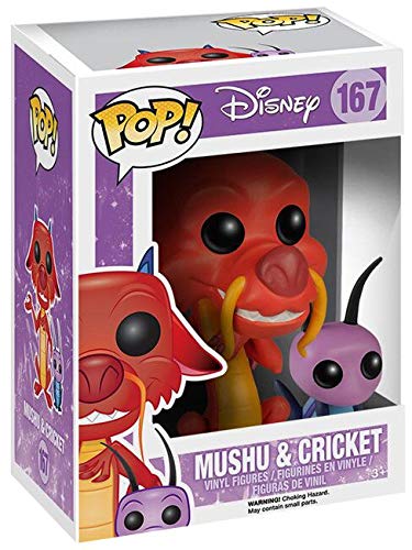 Funko Pop Vinyl: Disney: Mulan: Mushu & CRI-Kee, Multicolor (5898)