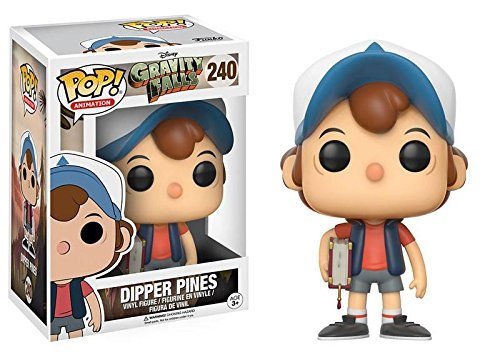 Funko Pop! - Vinyl - Gravity Falls, Figura Dipper Pines (12373), colores aleatorios , Modelos/colores Surtidos, 1 Unidad