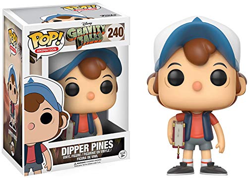 Funko Pop! - Vinyl - Gravity Falls, Figura Dipper Pines (12373), colores aleatorios , Modelos/colores Surtidos, 1 Unidad