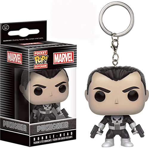 Funko- Punisher Llavero Figurina, Multicolor (7513)