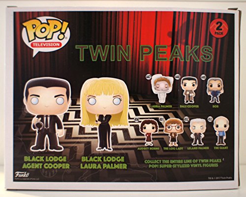 Funko Twin Peaks Pop Vinyl Figure Cooper&Laura Palmer - Juego de 2 Unidades SDCC Summer Convention Exclusives, 13184