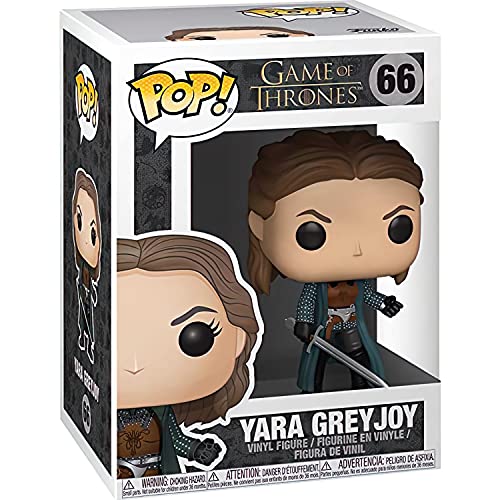 Funko Yara Greyjoy: Figura de vinilo de Juego de Tronos x POP! y 1 paquete protector gráfico de plástico PET [#066 / 34617 - B]