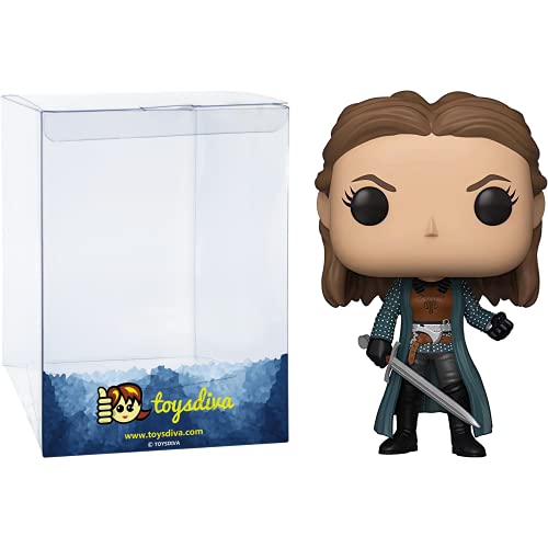 Funko Yara Greyjoy: Figura de vinilo de Juego de Tronos x POP! y 1 paquete protector gráfico de plástico PET [#066 / 34617 - B]