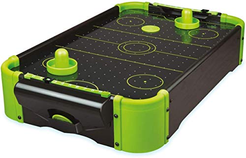 Funtime Gifts PL7780 Air Hockey - Juego de Mesa de 20 Pulgadas, Color neón