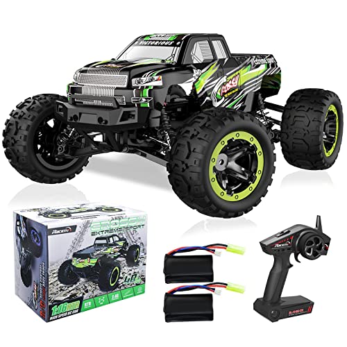 FZXL Coche teledirigido 4WD 1:16 RC Monster Truck, 2.4 GHz Off Road 40 km/h RTR todo terreno de alta velocidad Offroad Bigfoot Truck