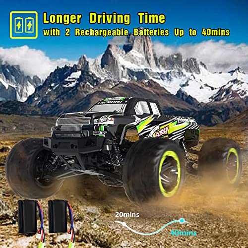 FZXL Coche teledirigido 4WD 1:16 RC Monster Truck, 2.4 GHz Off Road 40 km/h RTR todo terreno de alta velocidad Offroad Bigfoot Truck