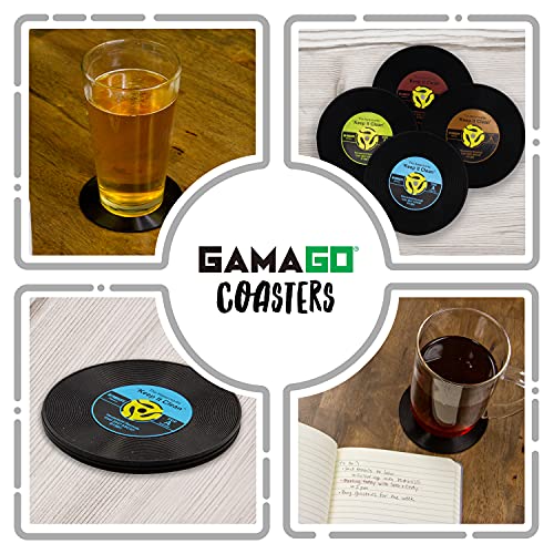 Gama Go - Juego de Posavasos, diseño de vinilos, Multicolor