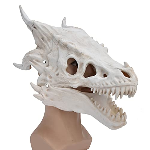 Gatuxe Máscara De Látex, Máscara De Dinosaurio Elástica Resistente Al Desgarro Realista para Fiestas De Halloween para Fiestas De Disfraces