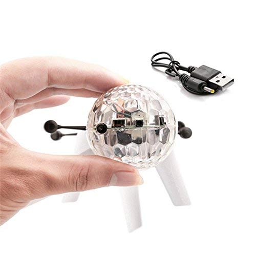 GDZTBS Bola Voladora, Bola de Helicóptero de Control Remoto, Drone, Inducción Infrarroja con Luces LED Intermitentes, Bola Voladora Eléctrica Luminosa para Niños, Niñas, Adultos, Juguetes