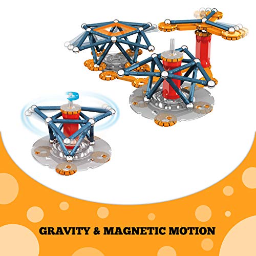 Geomag- Mechanics Motion 761 Juego de construcción magnético de 86 Piezas, Multicolor, 87