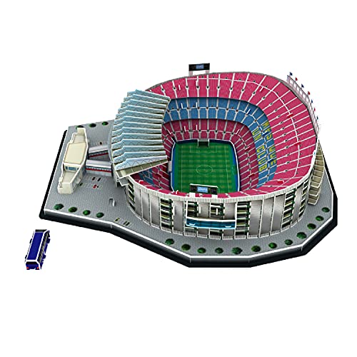 Georgie Porgy 69pcs Nou Camp 3D Estadio de Fútbol Puzzles Juguetes de Construcción Conjuntos