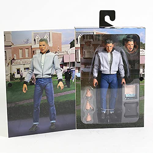 Geyang Regreso Al Futuro Marty Mcfly Biff Tannen Dr. Brown 7 `` Figura De Acción Conjunta Modelo De Juguete Móvil Tortazo