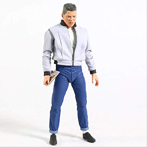 Geyang Regreso Al Futuro Marty Mcfly Biff Tannen Dr. Brown 7 `` Figura De Acción Conjunta Modelo De Juguete Móvil Tortazo