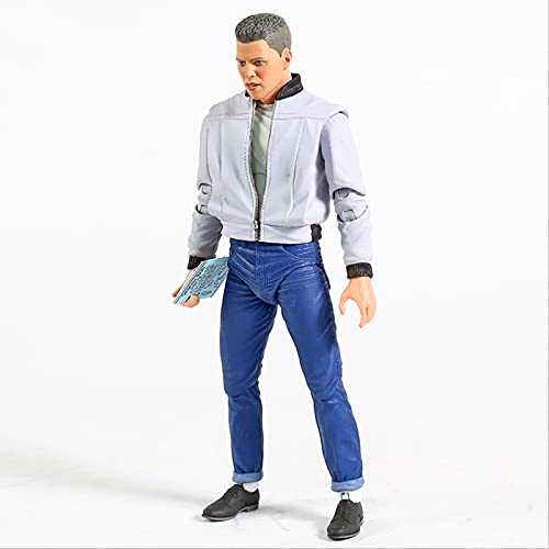 Geyang Regreso Al Futuro Marty Mcfly Biff Tannen Dr. Brown 7 `` Figura De Acción Conjunta Modelo De Juguete Móvil Tortazo