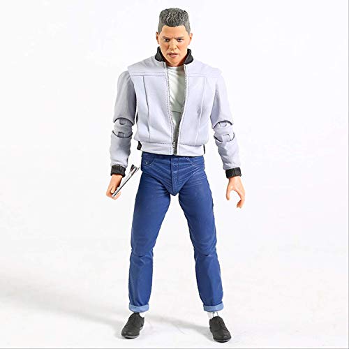 Geyang Regreso Al Futuro Marty Mcfly Biff Tannen Dr. Brown 7 `` Figura De Acción Conjunta Modelo De Juguete Móvil Tortazo