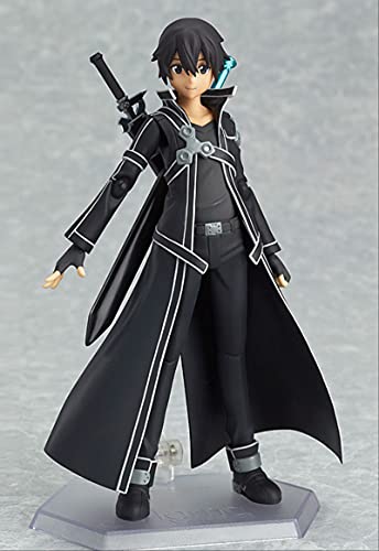 Geyang Sword Art Online Kirigaya Kazuto Kirito Figma Figura CHN Ver/Modelo Muñeca con Espada Arma Figura De Acción De Juguete