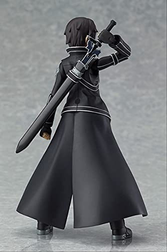 Geyang Sword Art Online Kirigaya Kazuto Kirito Figma Figura CHN Ver/Modelo Muñeca con Espada Arma Figura De Acción De Juguete